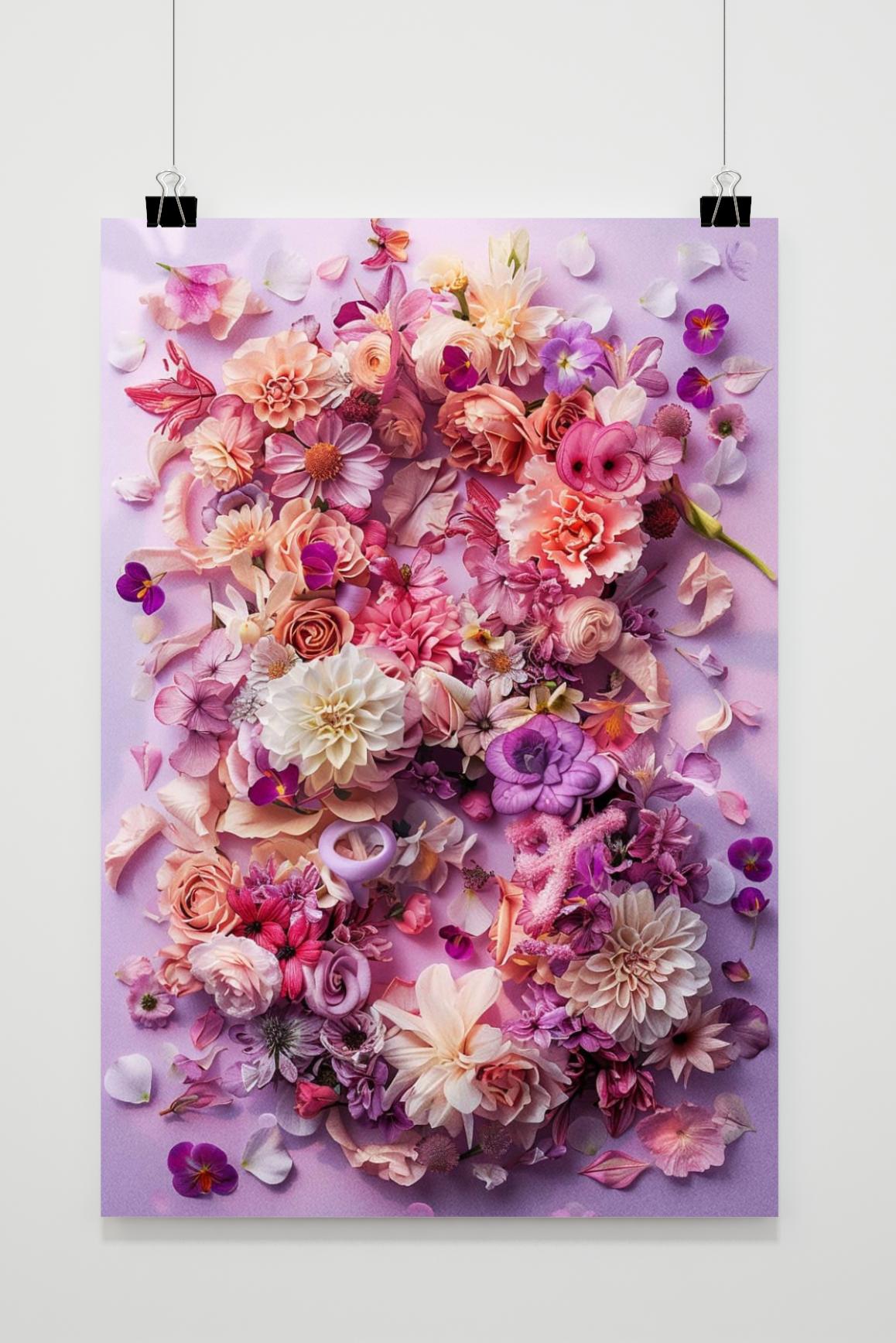 Affiche Fleurs de 25 Artstreet