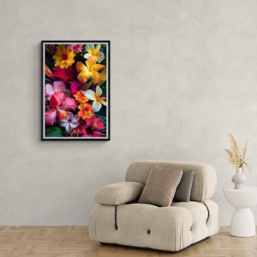 Fleurs Colorées dans un intérieur