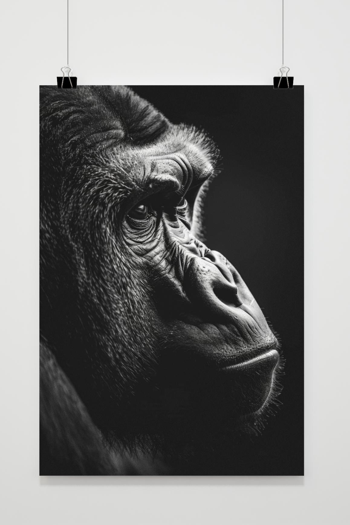 Affiche Gorille de 25 Artstreet