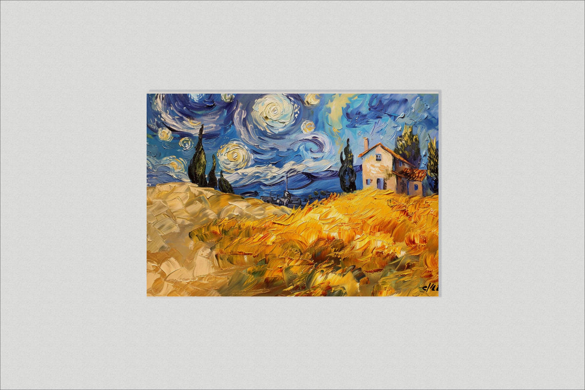 La Nuit Étoilée Paysage dans un intérieur