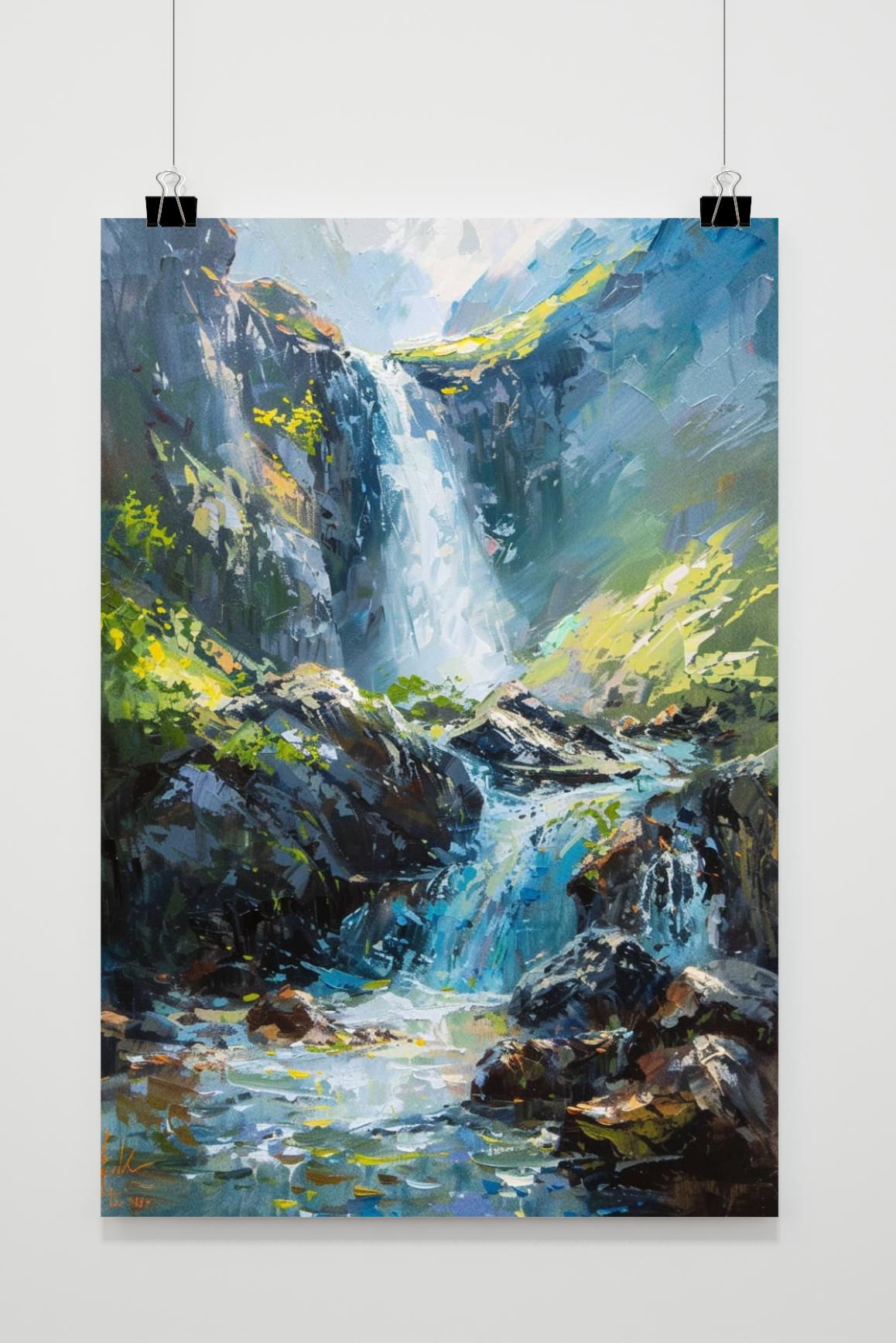 Affiche Cascade de 25 Artstreet