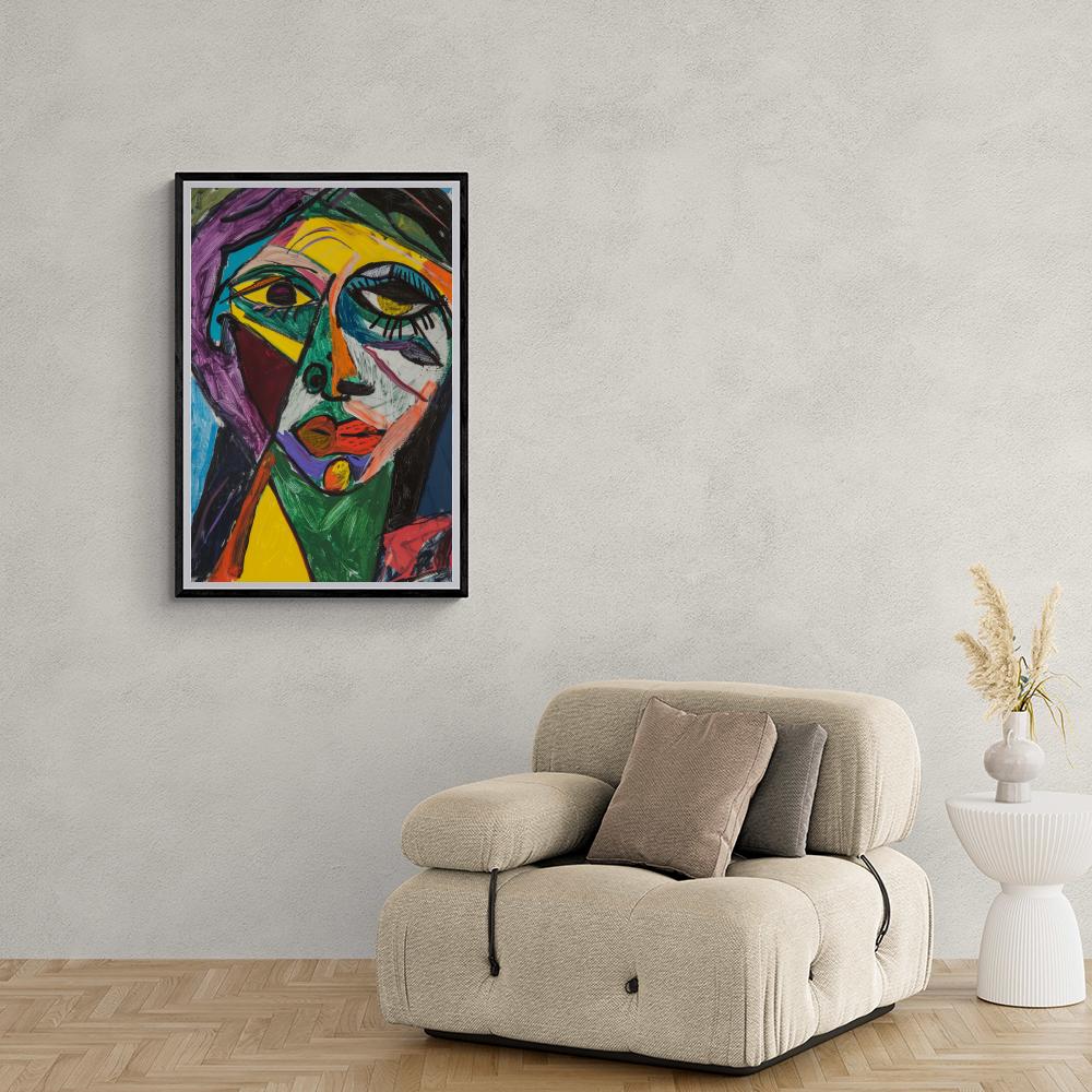 Portrait Abstrait dans un intérieur