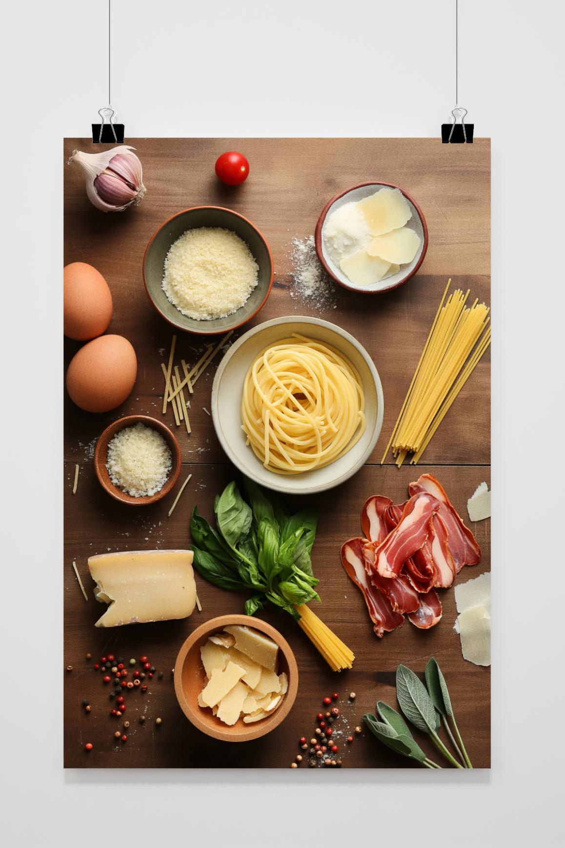 Affiche Carbonara de 25 Artstreet
