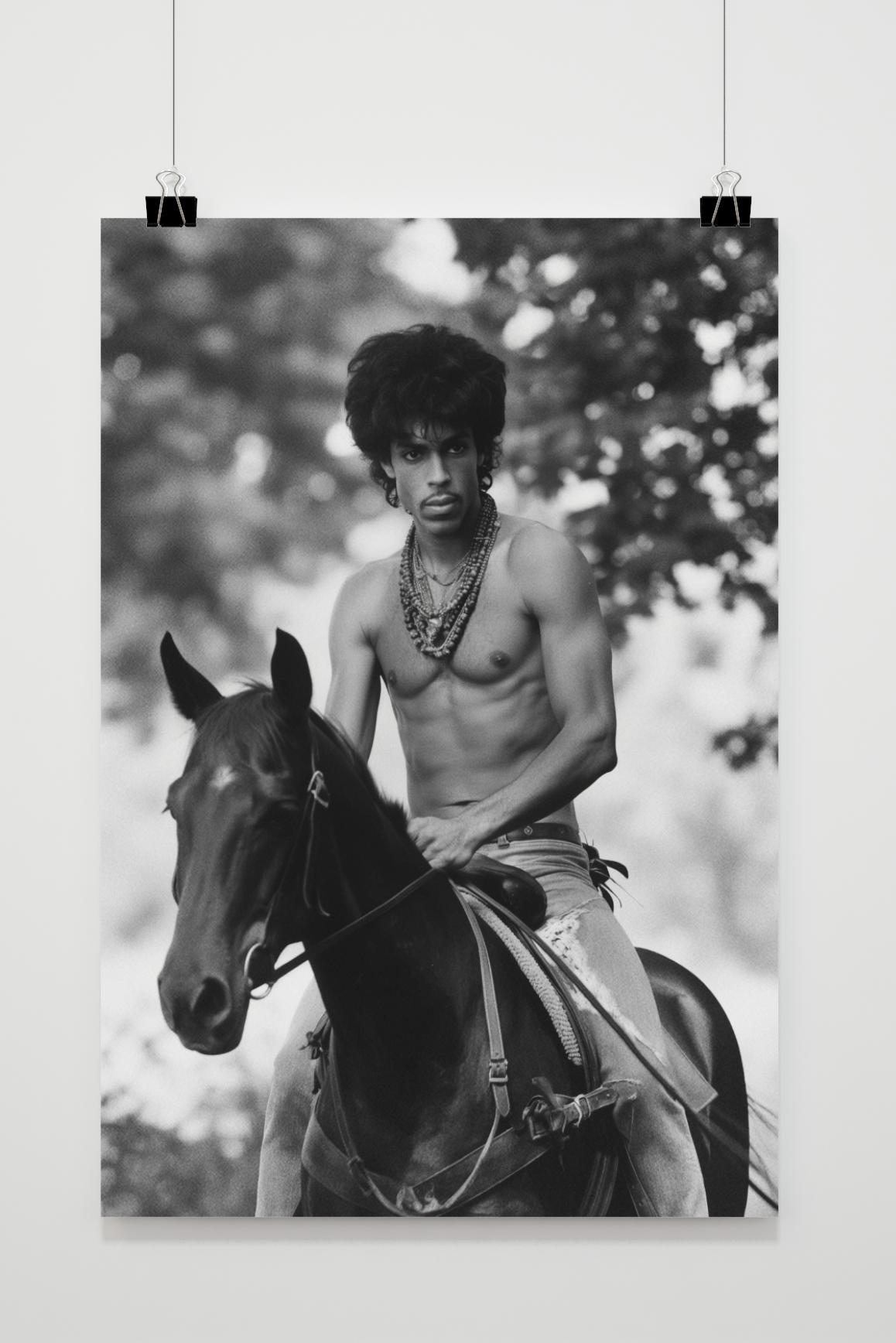 Affiche Prince à Cheval de 25 Artstreet