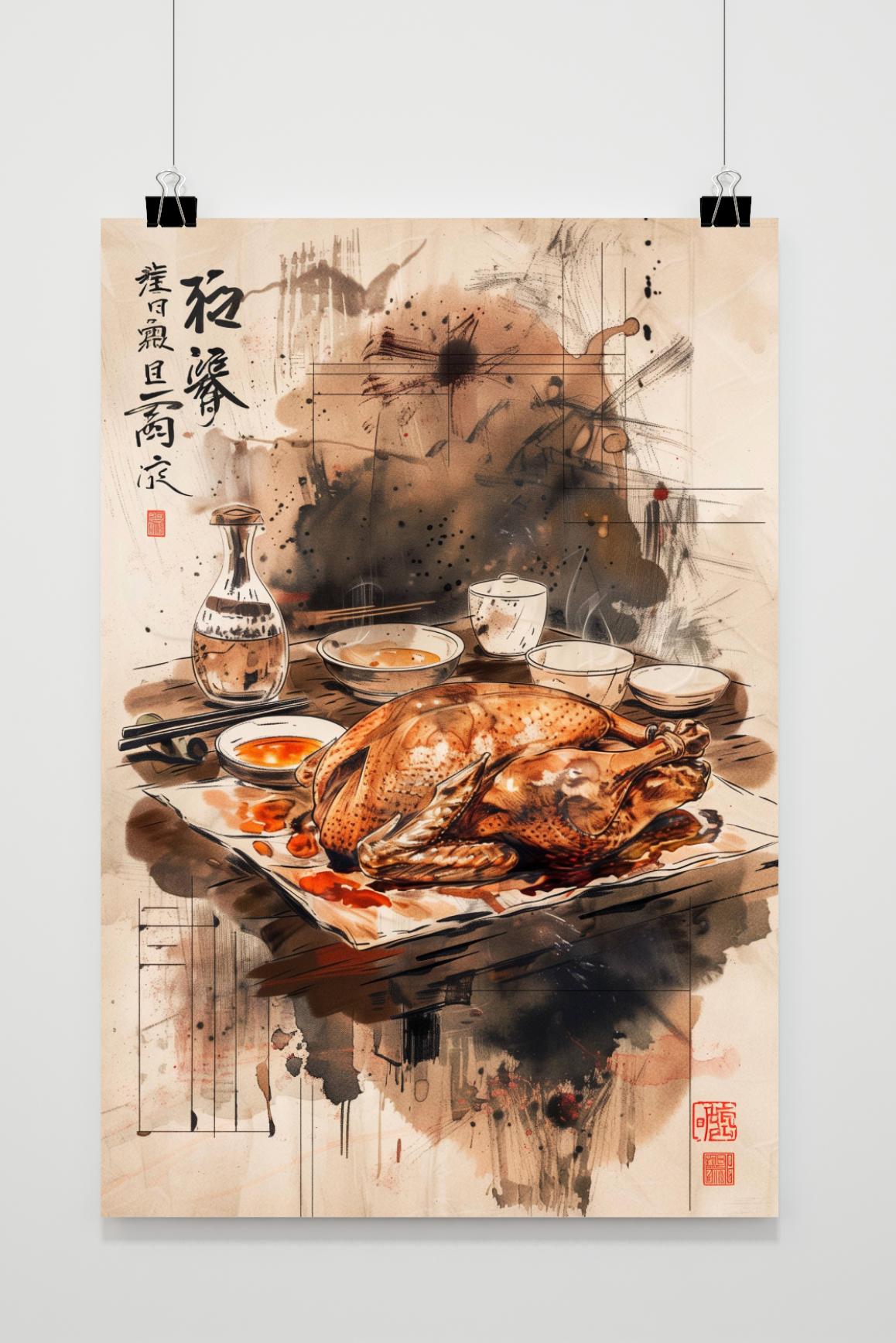 Póster Pato de Pekín de 25 Artstreet