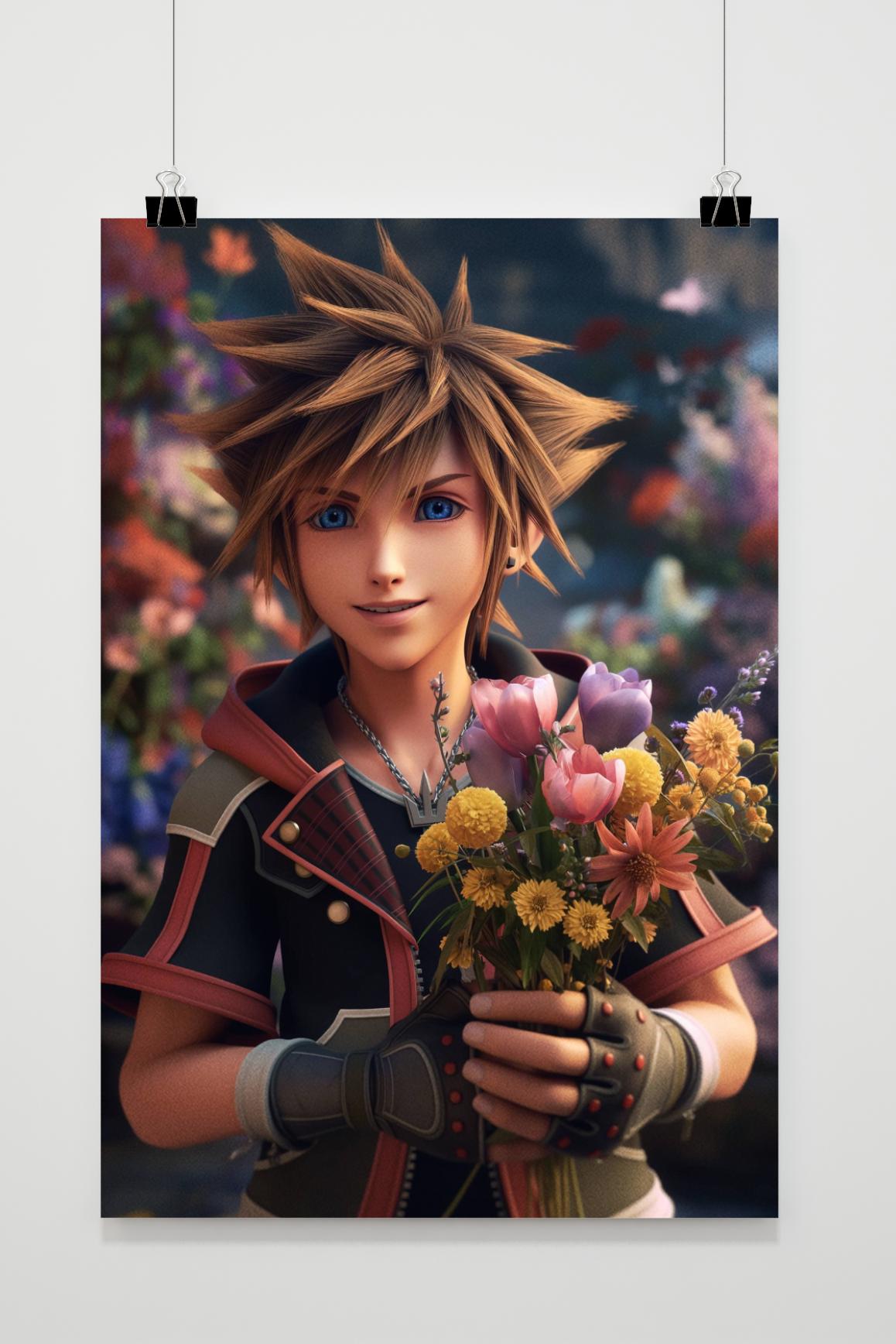 Affiche Sora Kingdom Hearts de 25 Artstreet