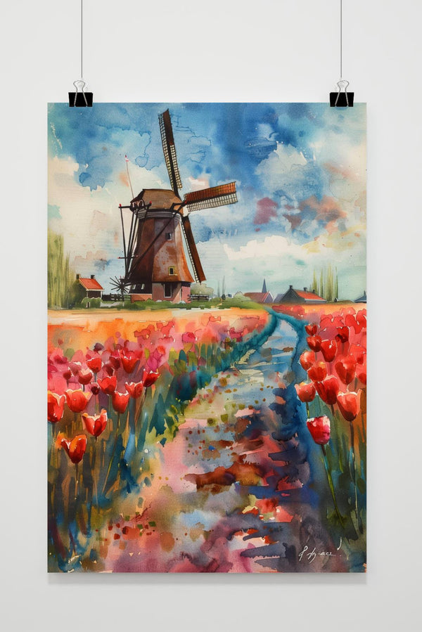 Affiche Moulin à Vent