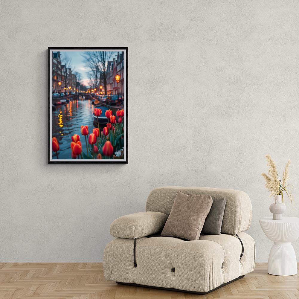 Tulipes Amsterdam dans un intérieur