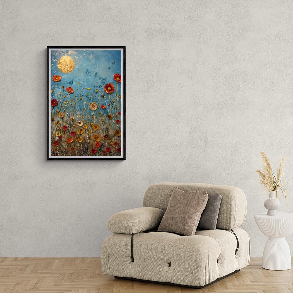 Fleurs de Coquelicot dans un intérieur