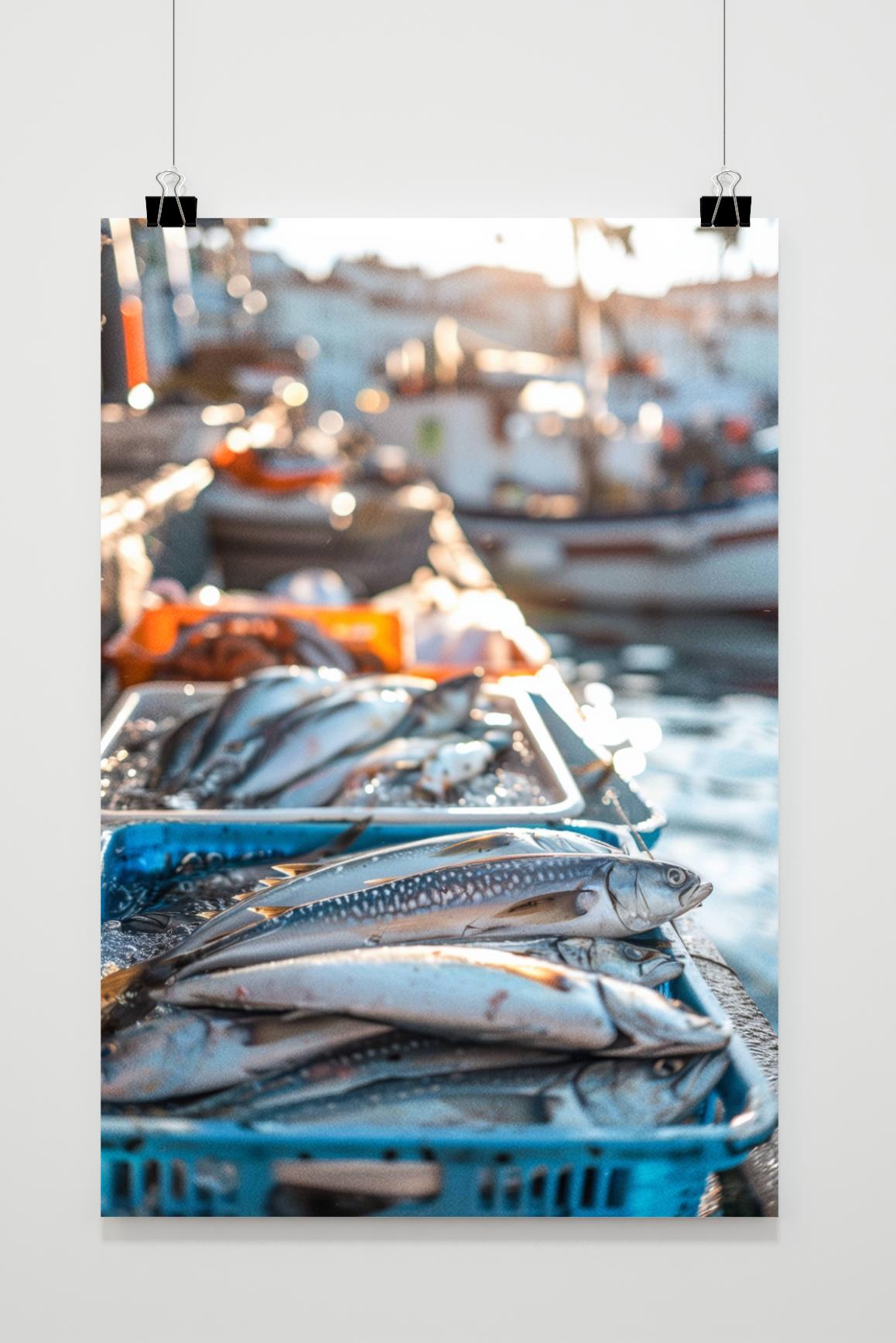 Affiche Port de Pêche de 25 Artstreet