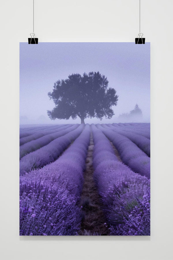 Póster Niebla de Lavanda