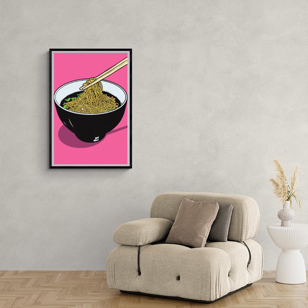 Ramen Rose dans un intérieur