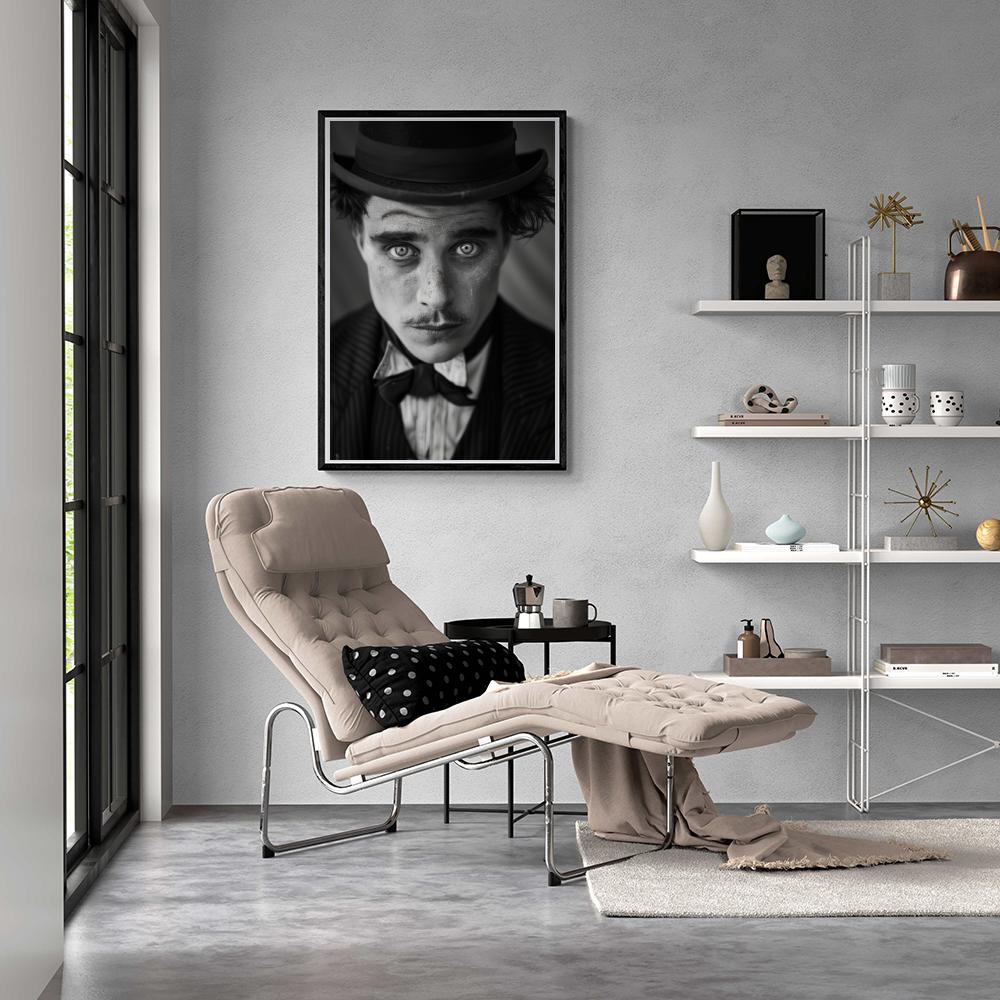 Charlie Chaplin Zwart Wit