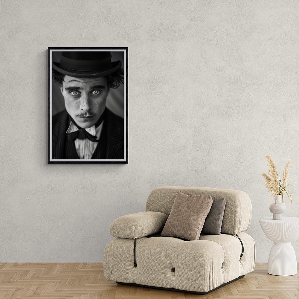 Charlie Chaplin Zwart Wit