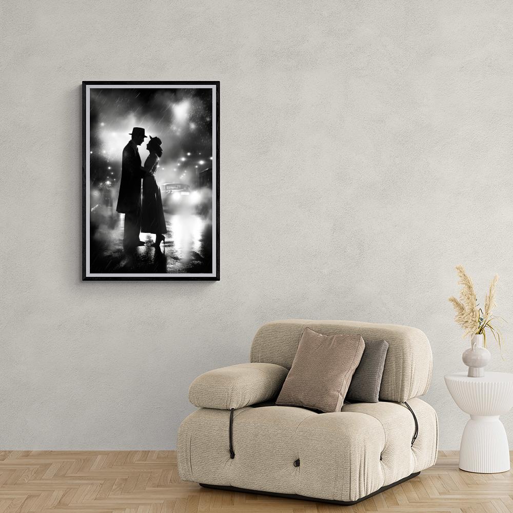 Casablanca Noir et Blanc dans un intérieur