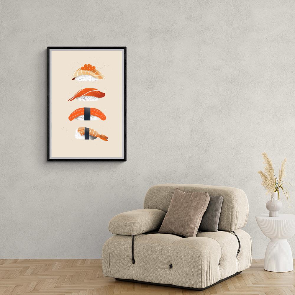 Sushi dans un intérieur