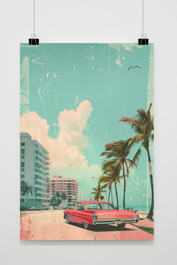 Vintage Miami Poster