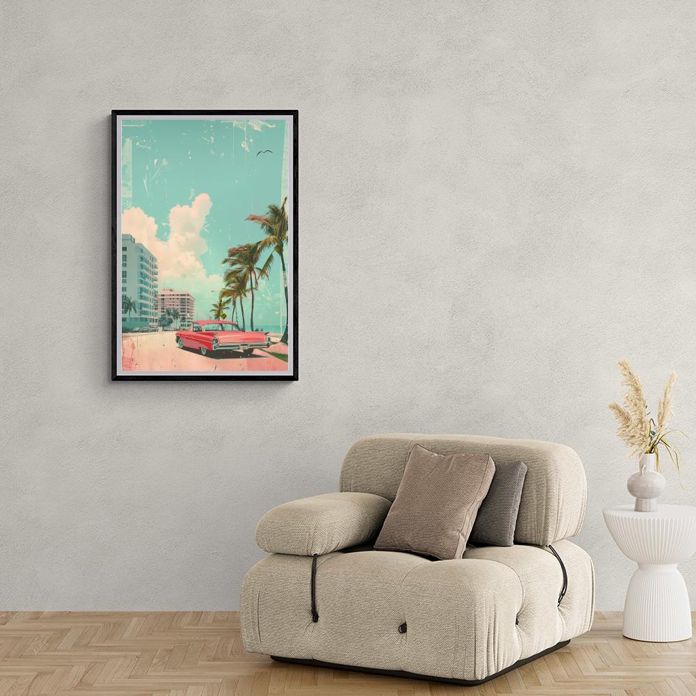 Vintage Miami dans un intérieur