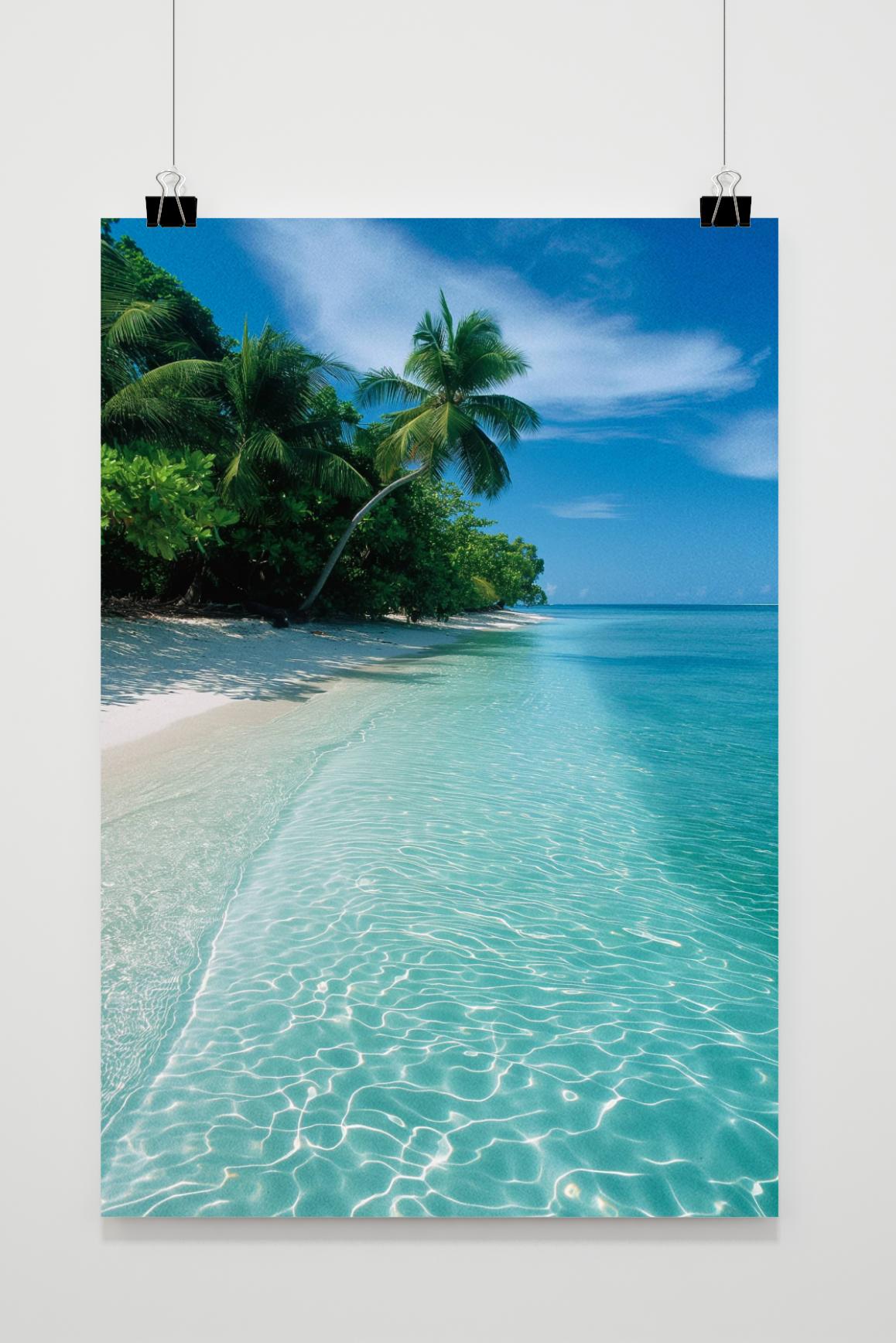 Affiche Île Tropicale de 25 Artstreet