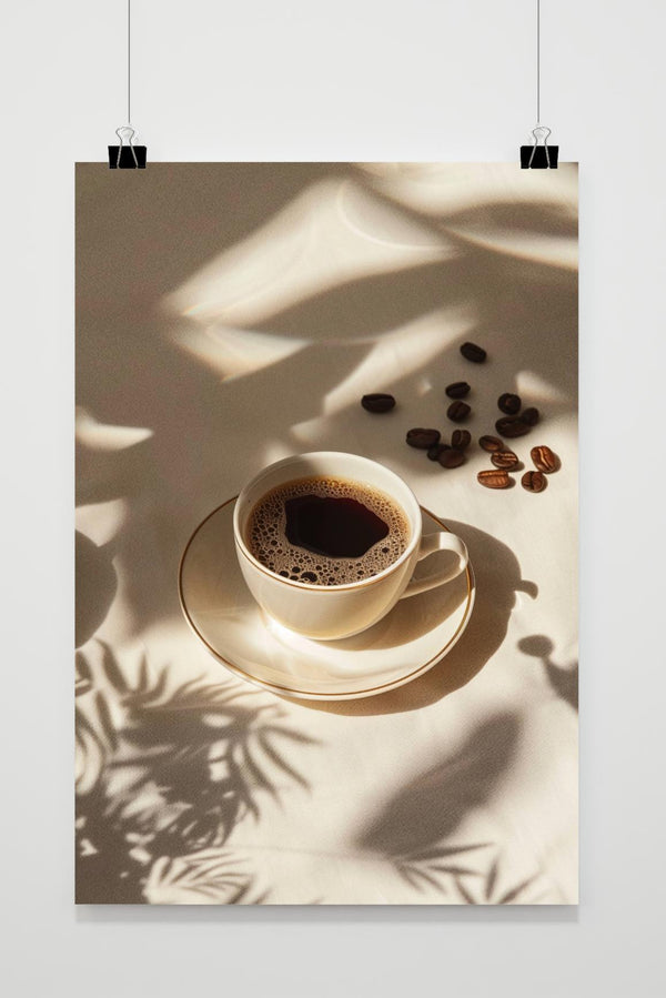 Schwarzer Kaffee Poster