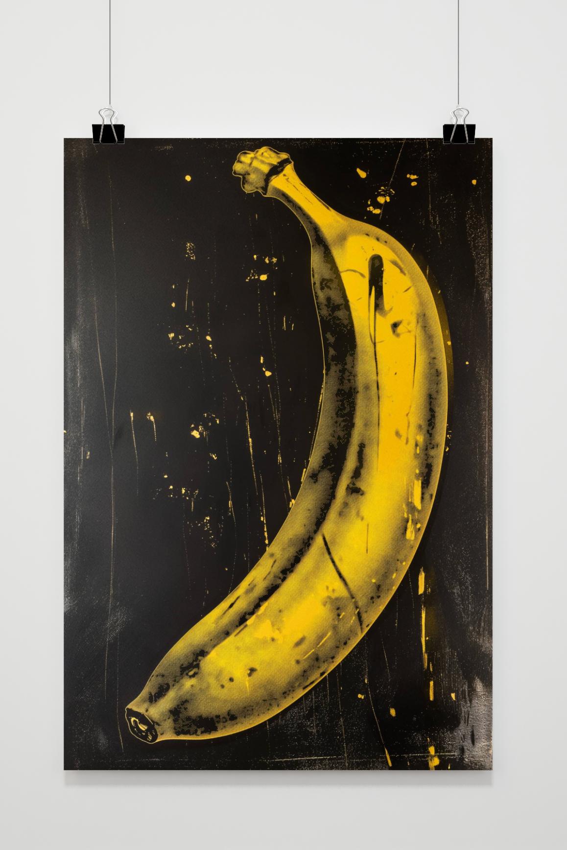 Póster Andy Warhol Plátano de 25 Artstreet
