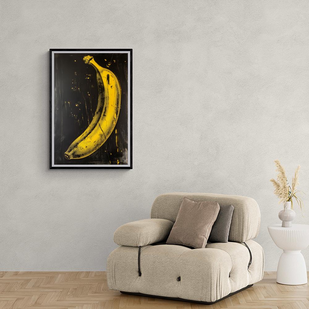 Andy Warhol Plátano en un interior