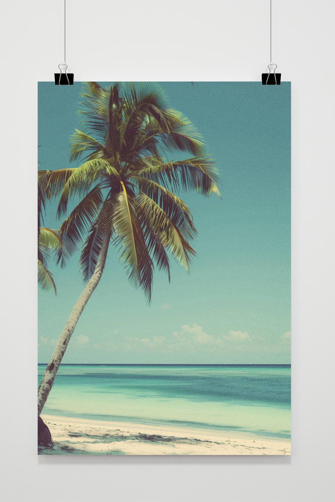 Affiche Palmier Tropical de 25 Artstreet