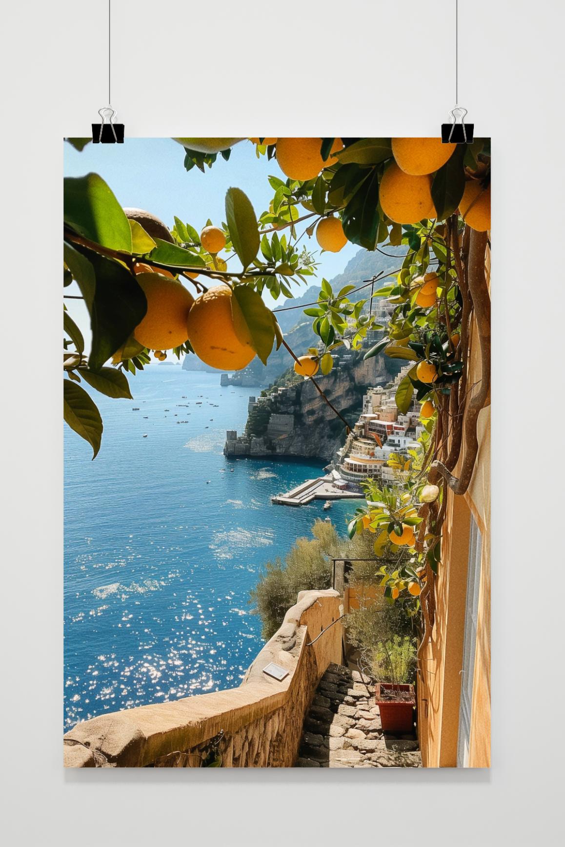 Affiche Citrons d'Amalfi de 25 Artstreet