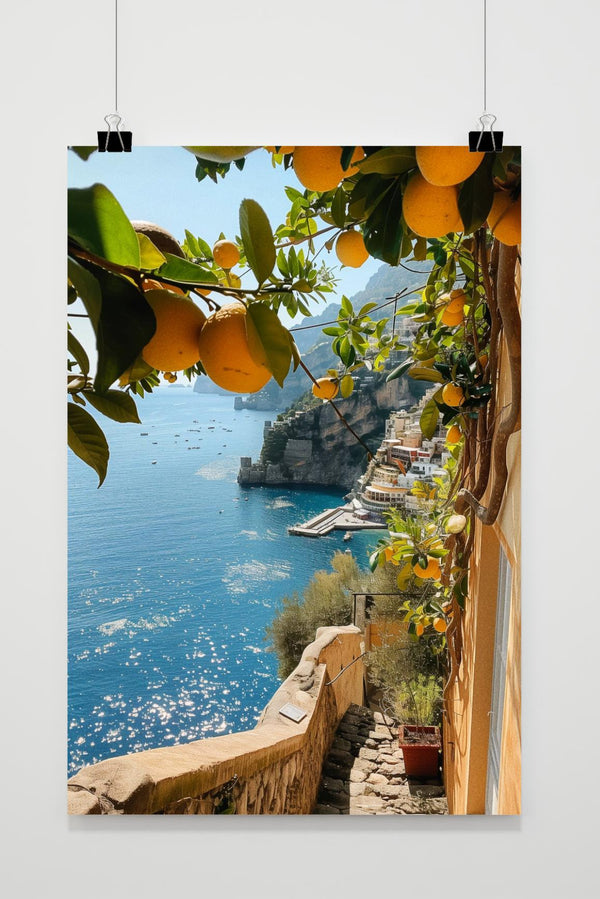 Póster Limones de Amalfi