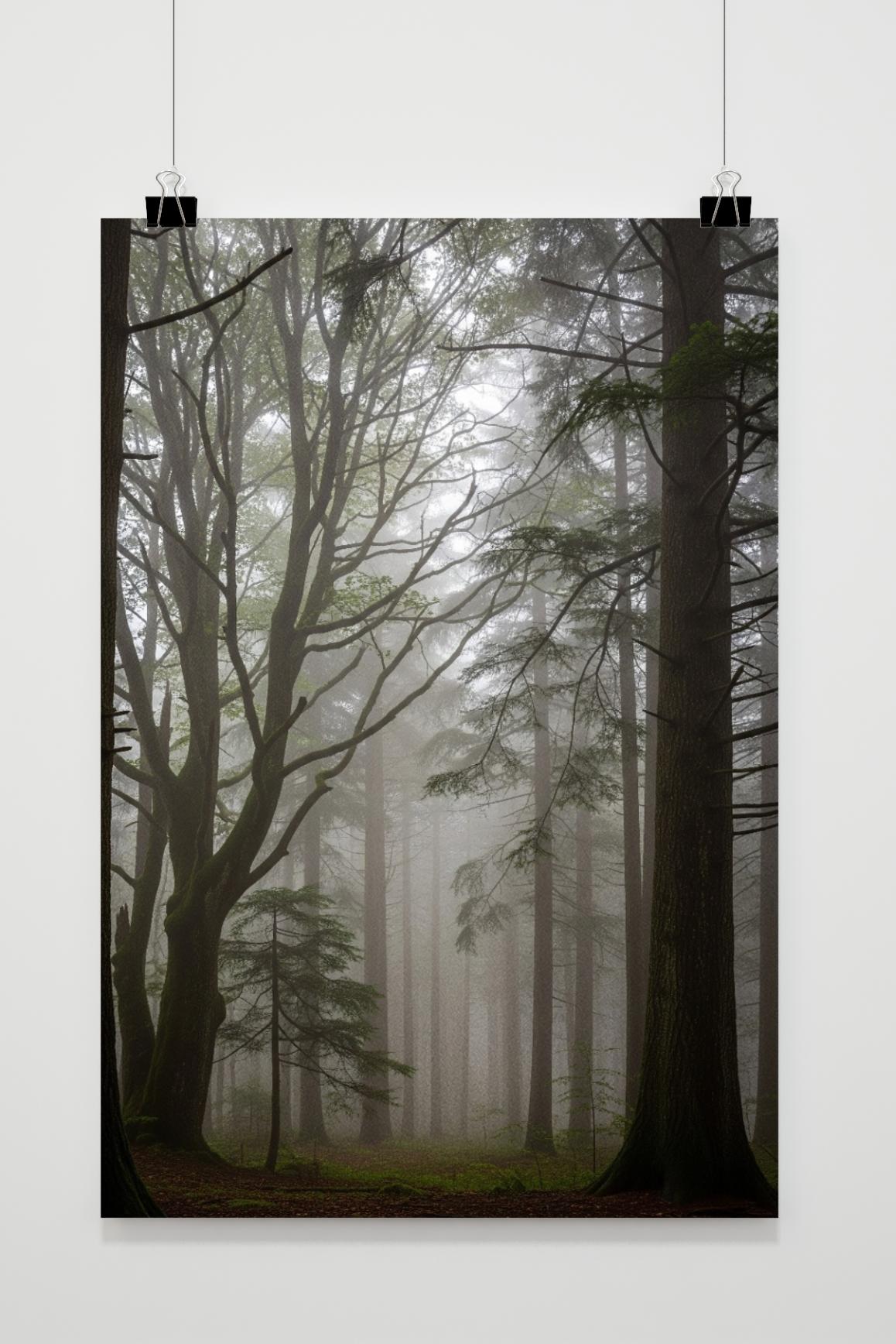 Forest Misty in an interior