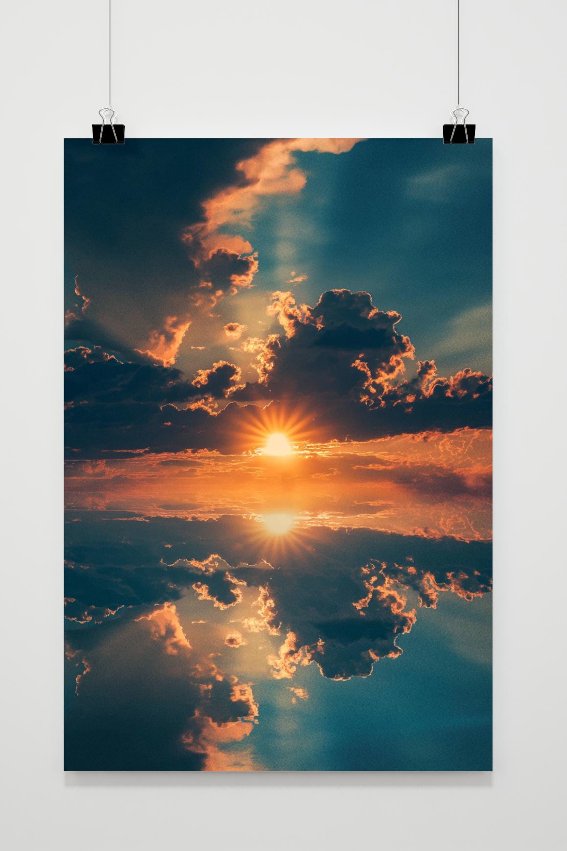 Affiche Ciel en Miroir de 25 Artstreet