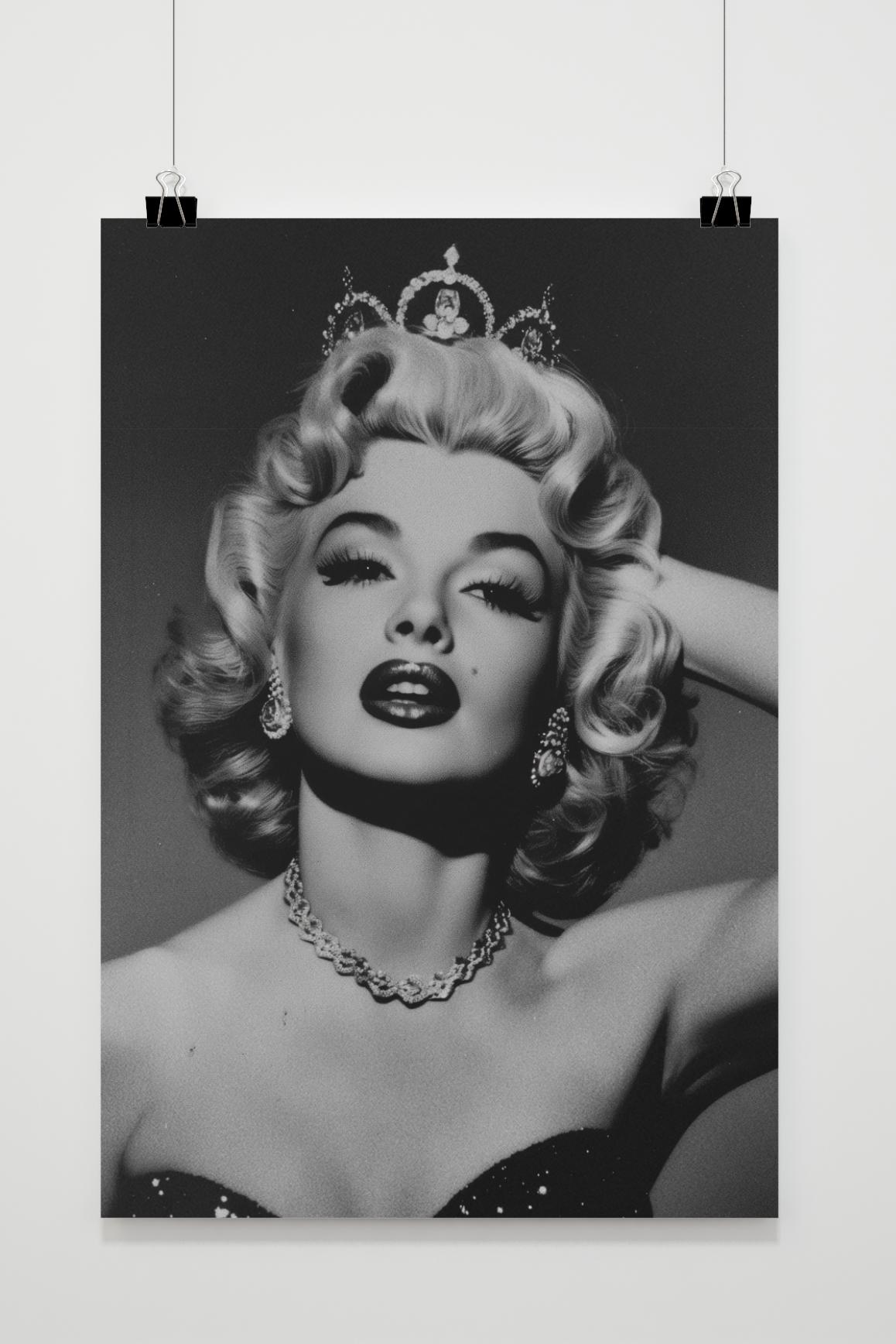 Affiche Marilyn Monroe Bijoux de 25 Artstreet