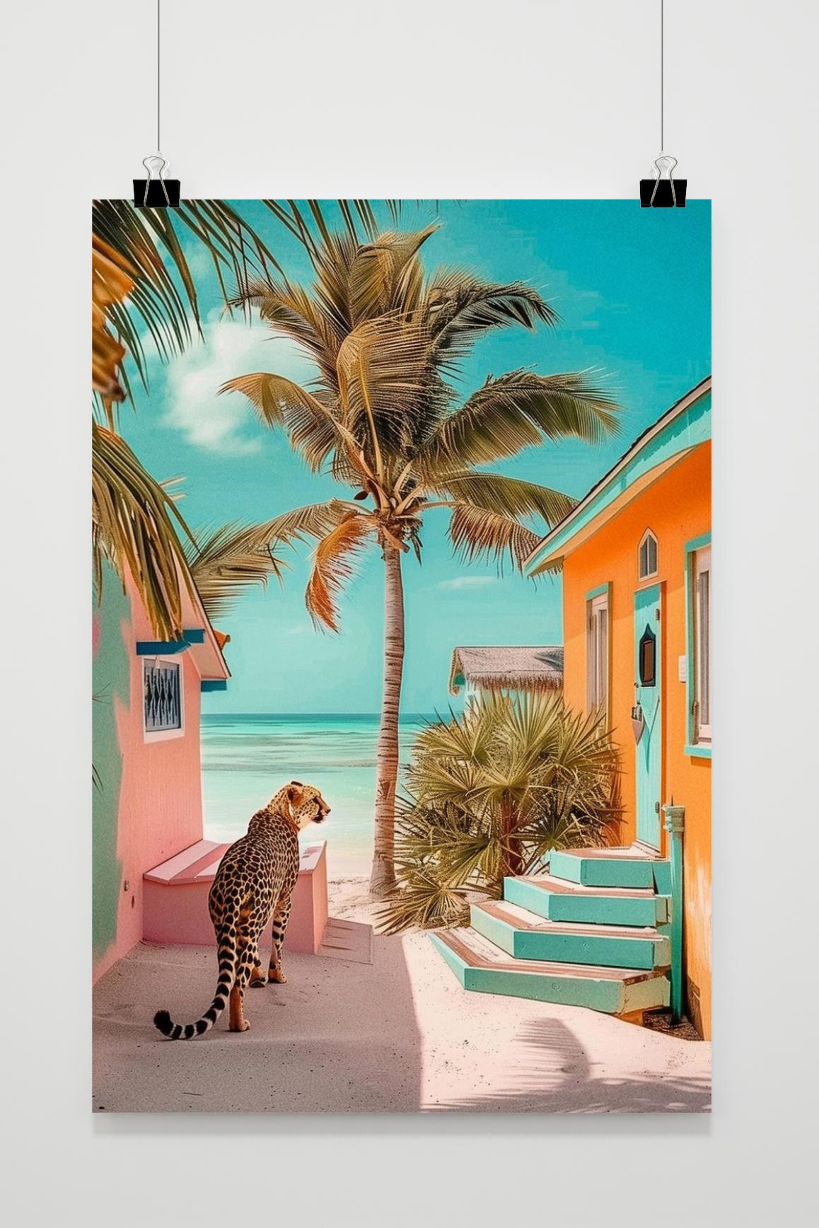 Affiche Guépard de 25 Artstreet