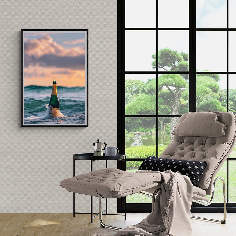 Océan Champagne dans un intérieur