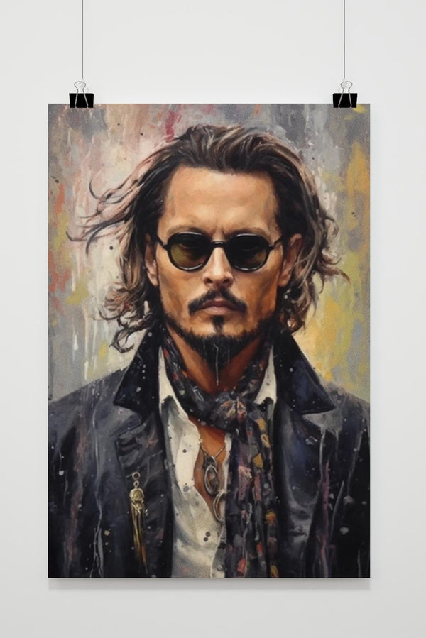 Póster Johnny Depp Portret