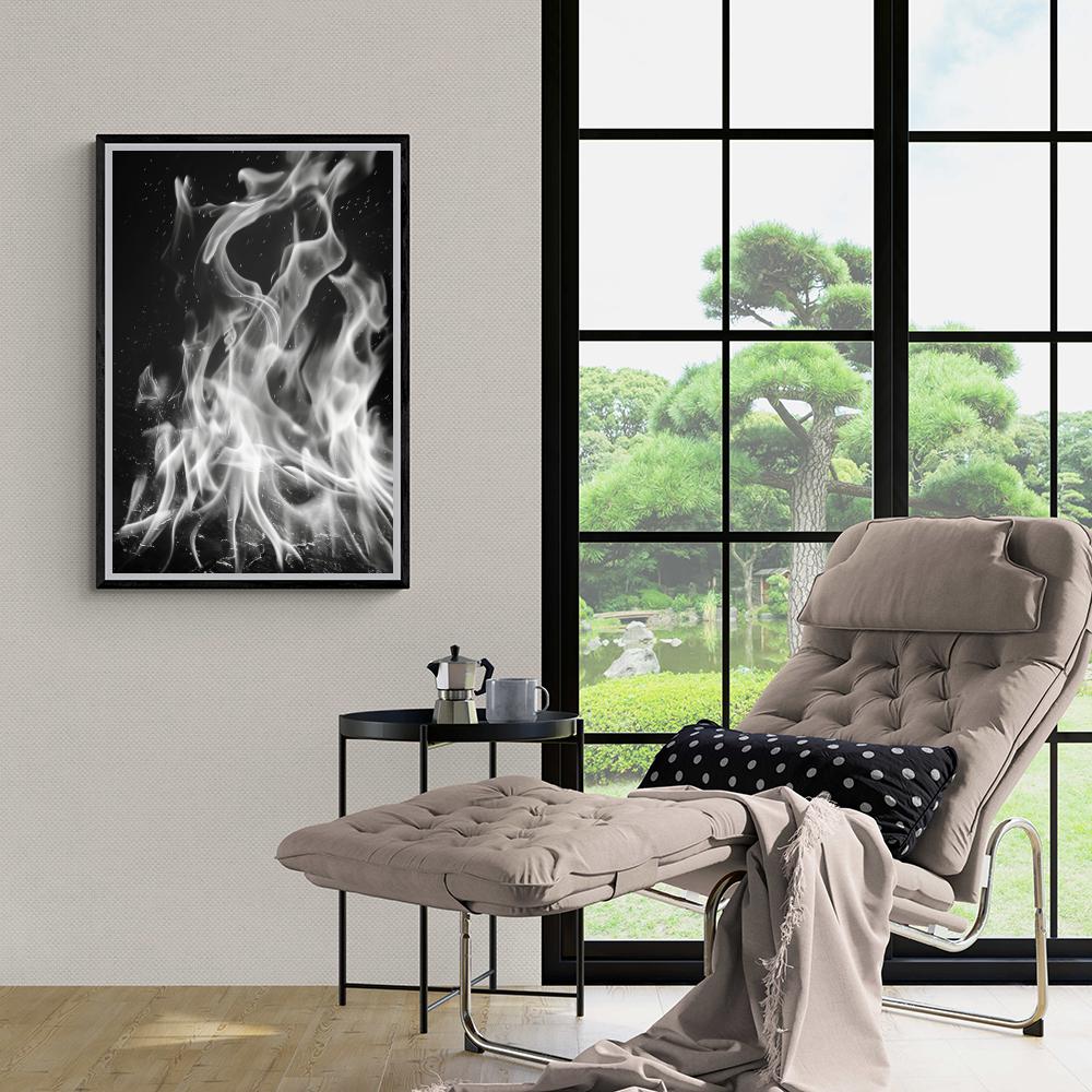 Feu dans un intérieur
