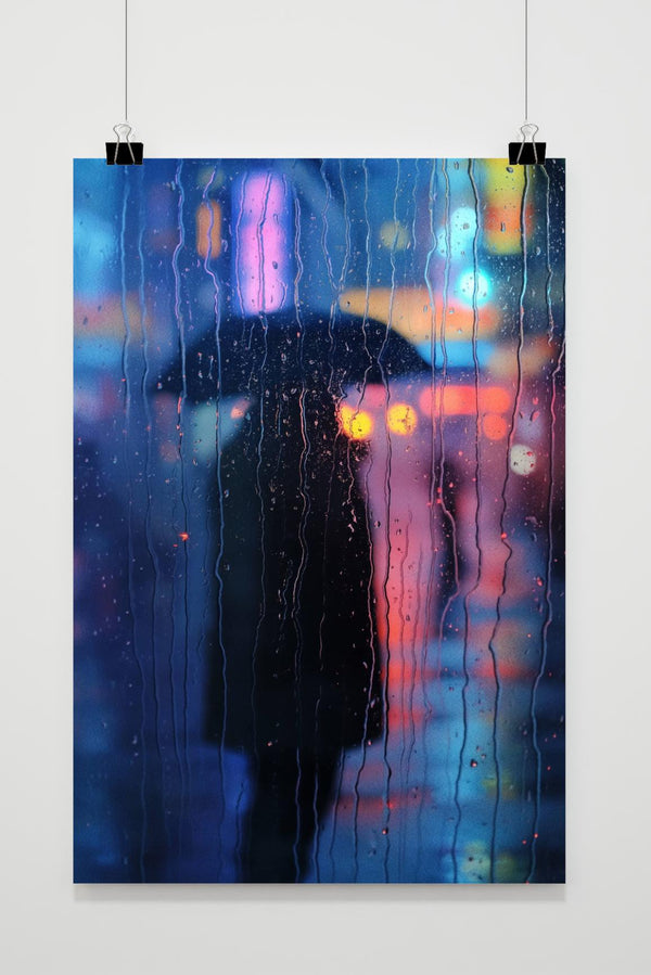 Rainy Neon poster