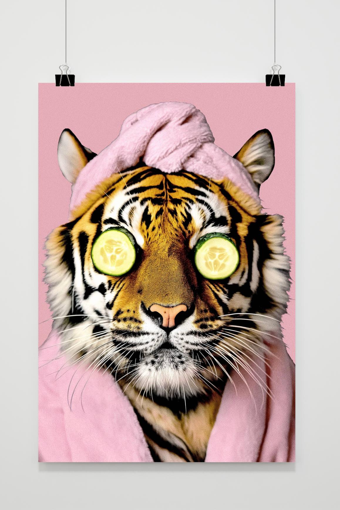 Affiche Tigre Spa de 25 Artstreet