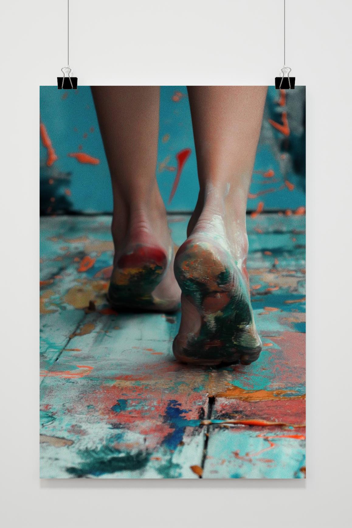 Affiche Pieds Peints de 25 Artstreet