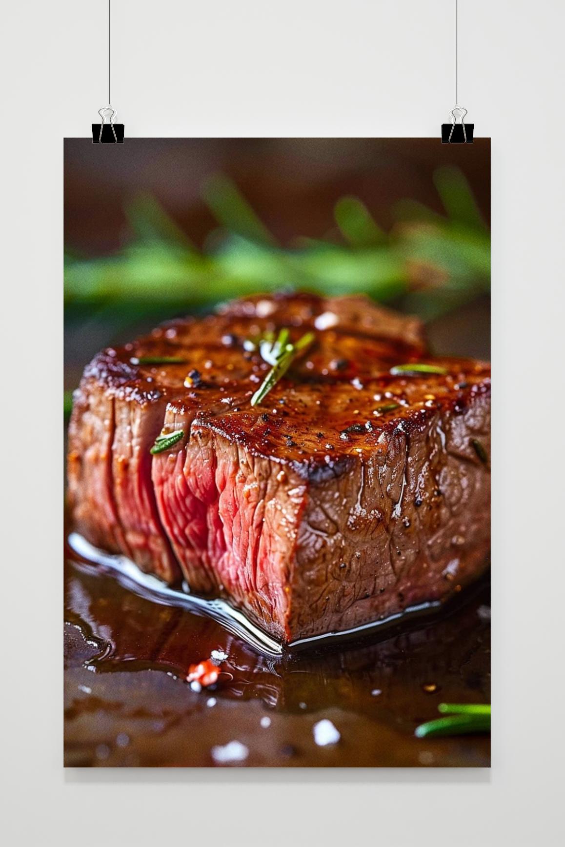 Affiche Steak de 25 Artstreet