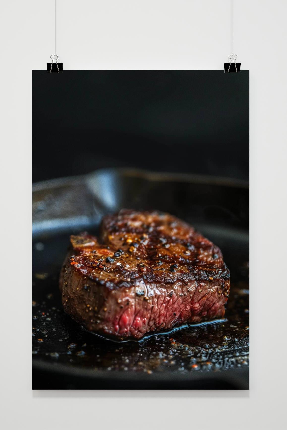 Affiche Poêle à Steak de 25 Artstreet