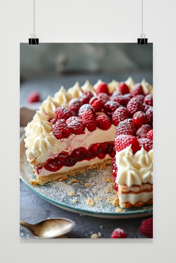 Himbeerkuchen Poster