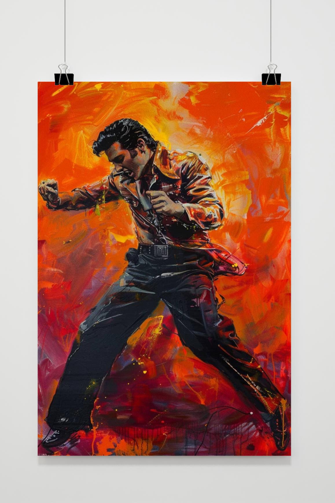 Affiche Elvis Presley de 25 Artstreet