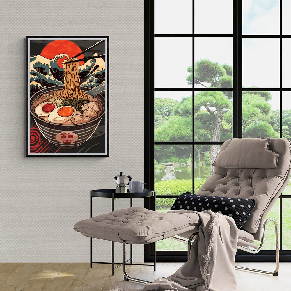 Ramen en un interior