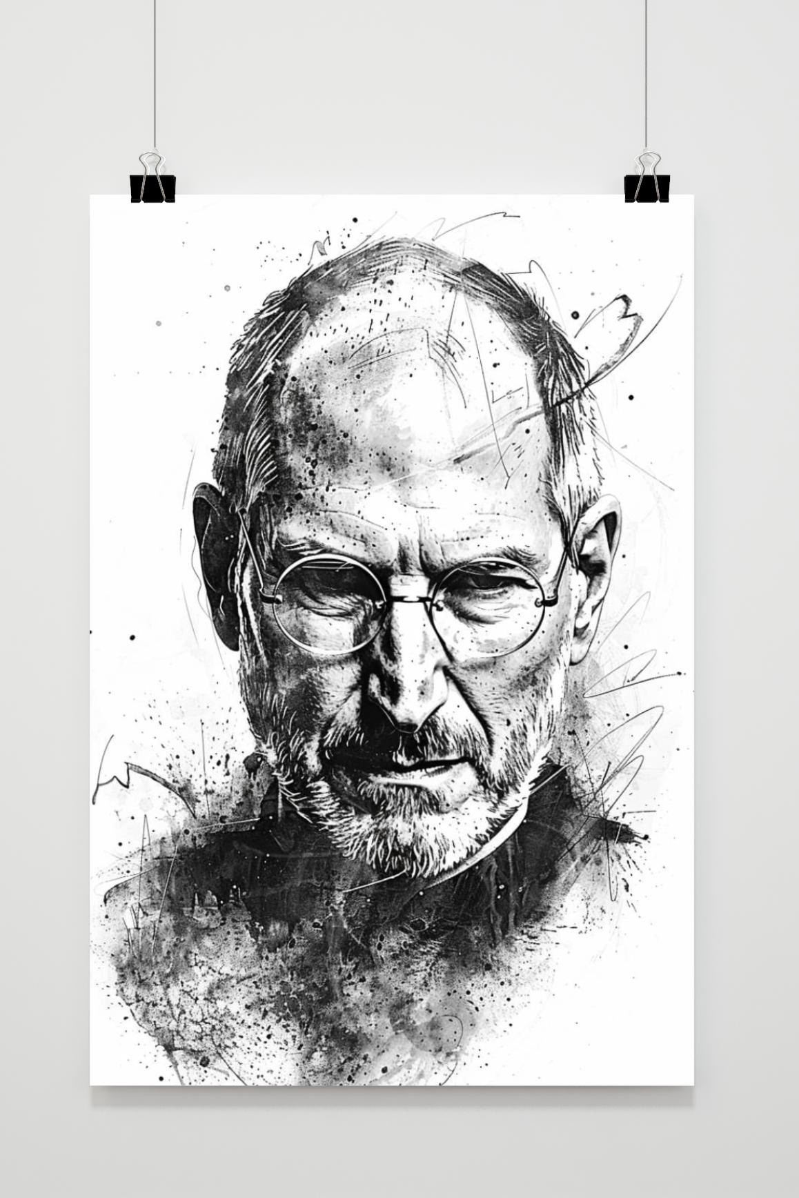 Affiche Steve Jobs de 25 Artstreet