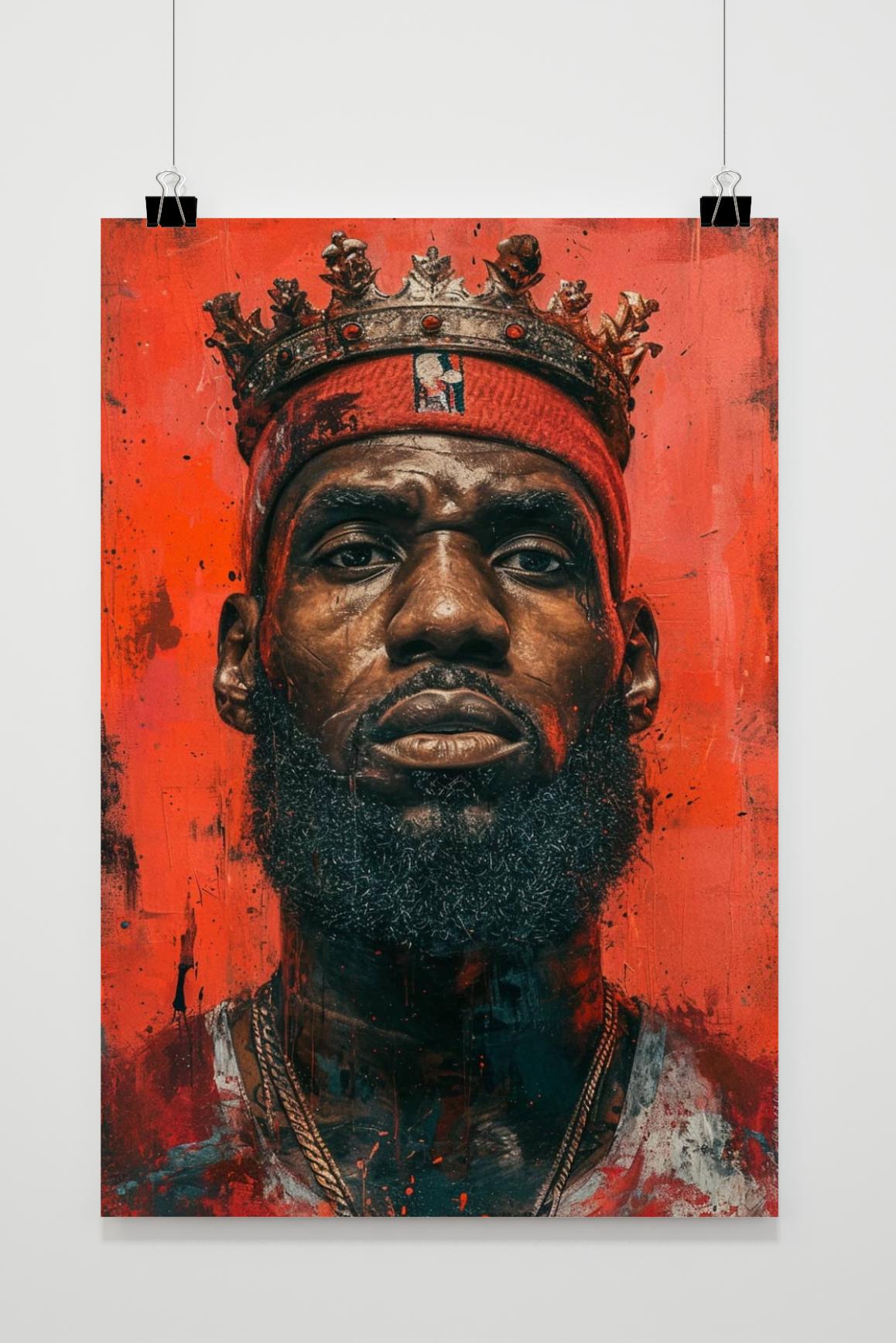 Affiche LeBron James de 25 Artstreet
