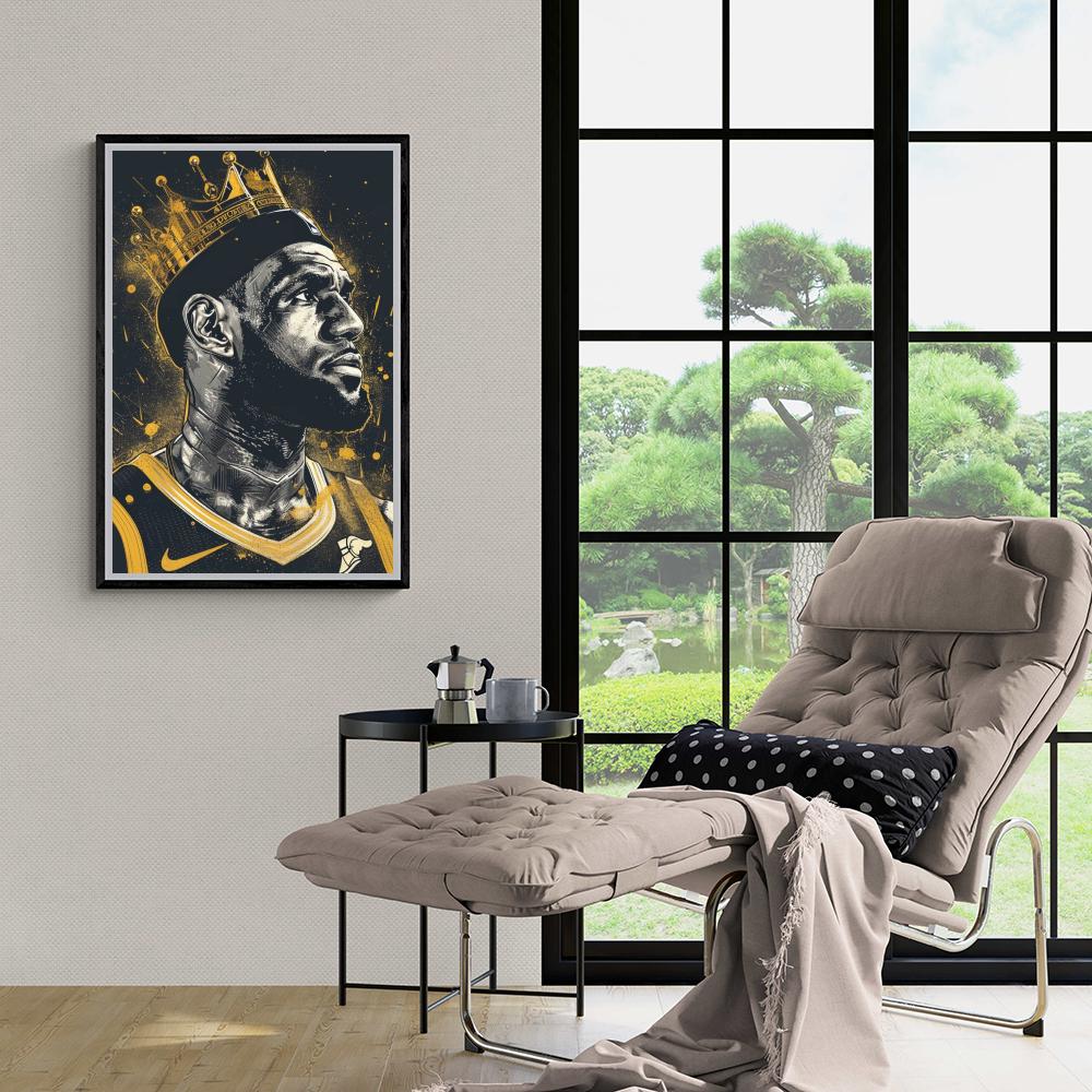 LeBron James King dans un intérieur