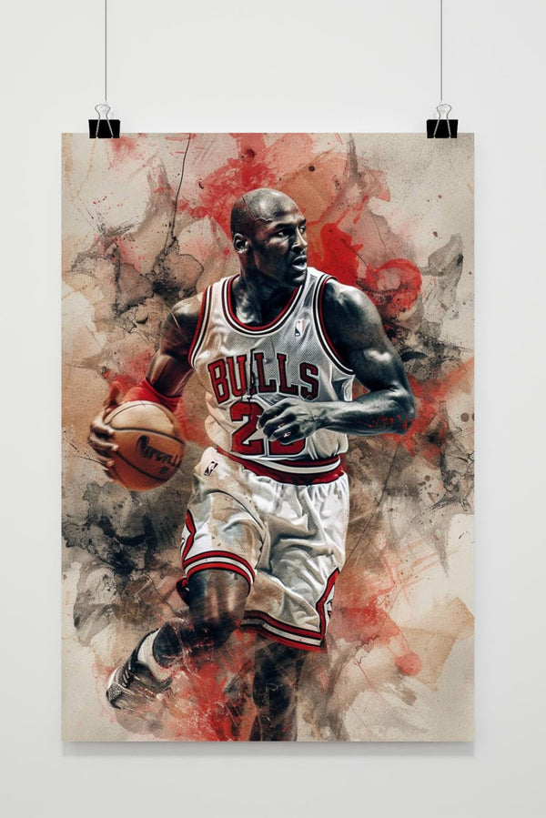 Michael Jordan Bulls poster