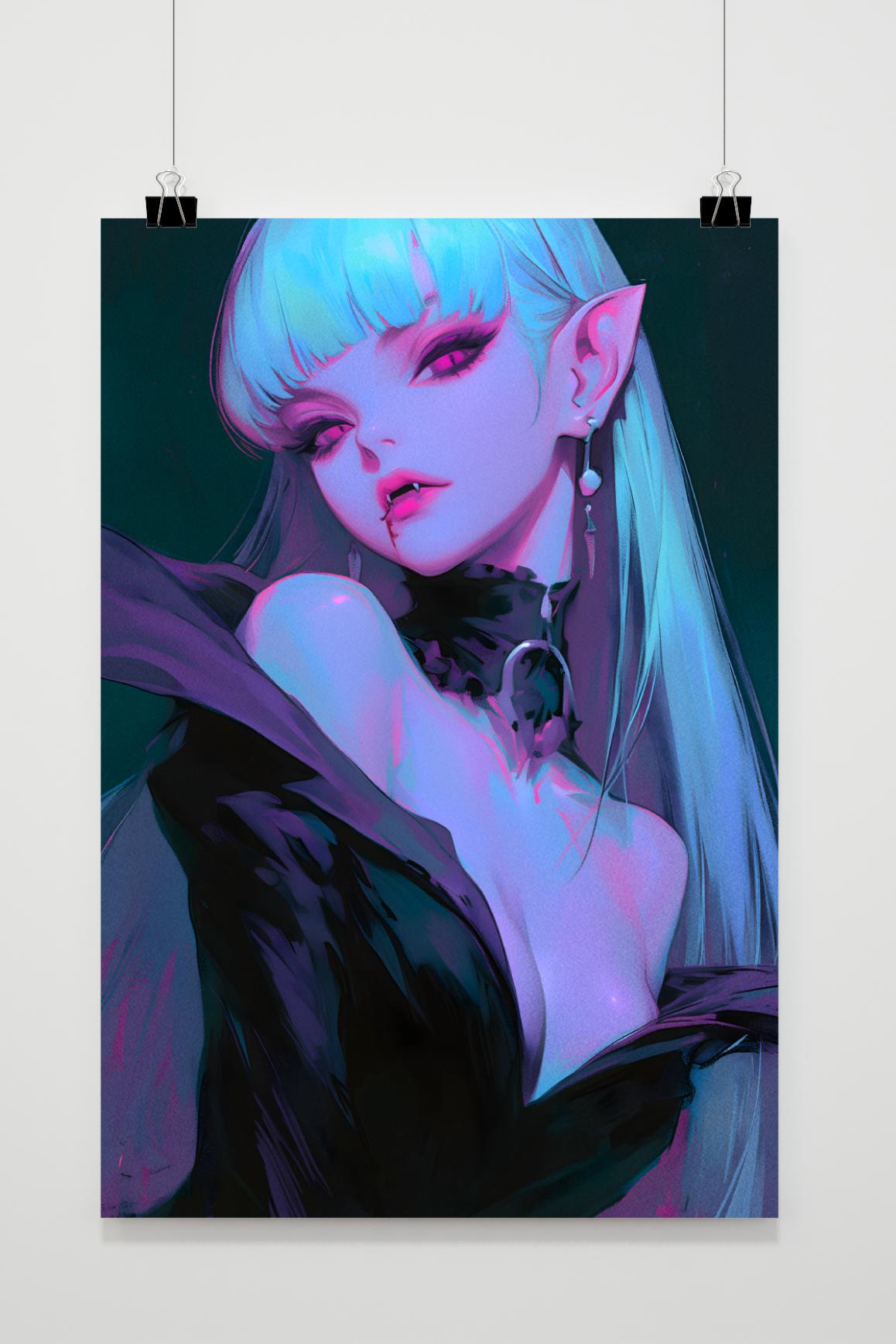 Póster Vampiresa Sexy de 25 Artstreet
