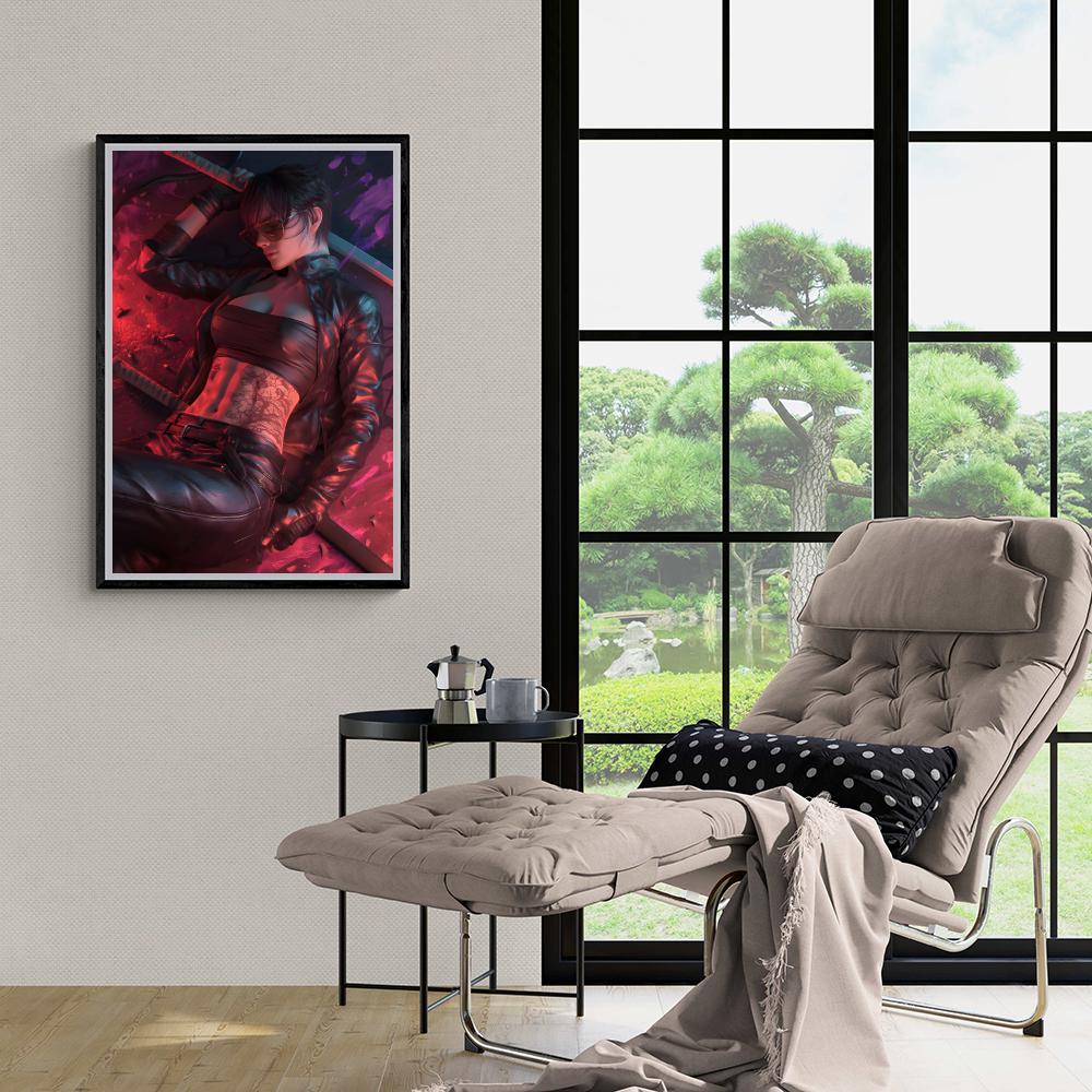 Fille à l'Épée dans un intérieur